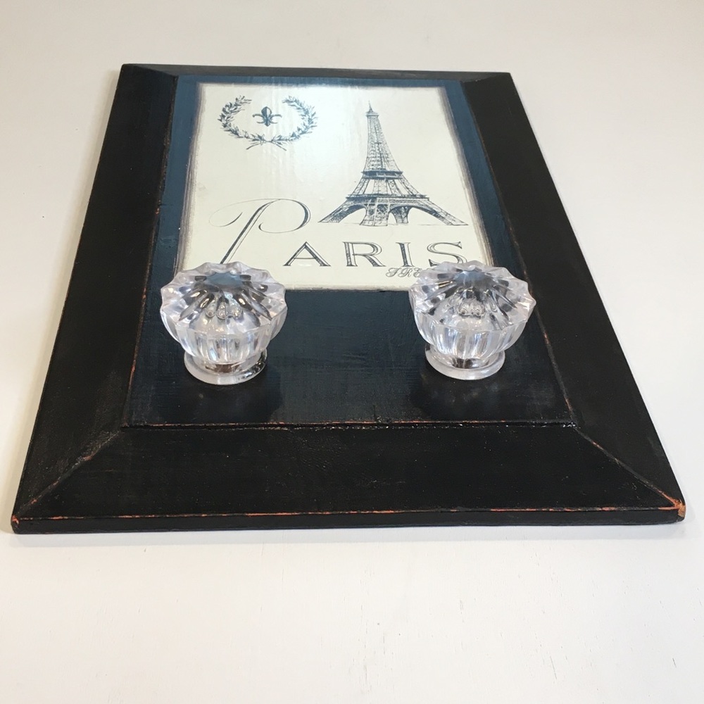 Paris Wall Decor & Coat Rack - Picture 3 of 9